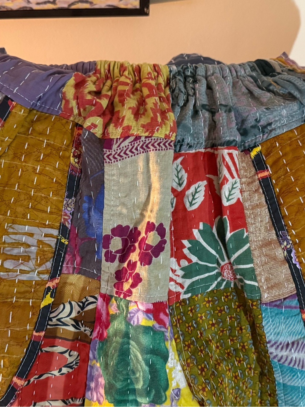 Patchwork pants NWOT - Picture 4 of 4